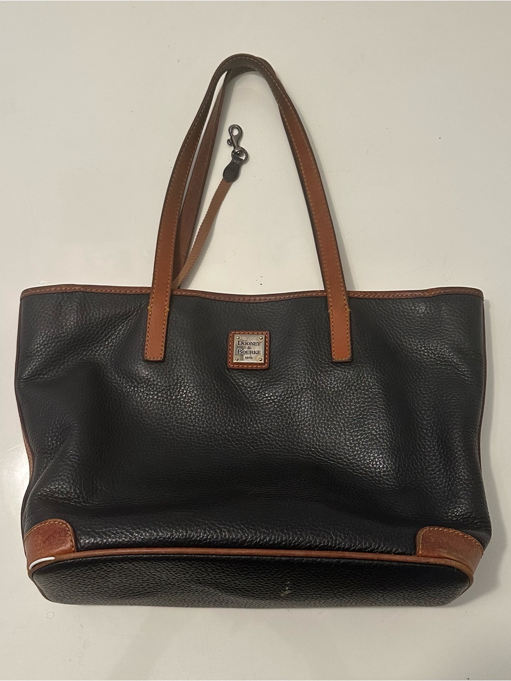 Dooney & Bourke Charleston Women's Tote Black And Brown Leather Size M